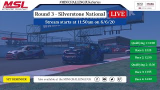 Organised by virtual reality racing club (vrrc) the mini challenge uk
official eseries visits home of british motorsport, silverstone, for
round 3 the...