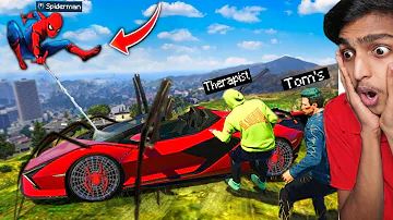 GTA 5 RP : I Stole SPIDERMAN'S Car FROM SPIDERMAN !! MALAYALAM