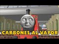 Carbones al vapor (hamburguejas al vapor version thomas y sus amigos)