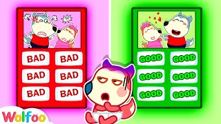 Sis vs Bro - Wolfoo and Lucy Pretend to Be Parents for Jenny | Wolfoo Family Kids Cartoon
