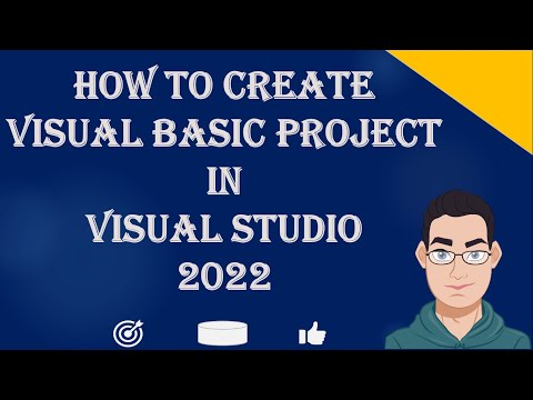 How To Create VB.NET Project In Visual Studio 2022 | Create A Visual Basic Project | Windows Forms