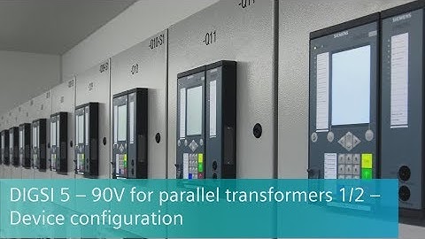 DIGSI 5 - Tips and Tricks - 90V for parallel transformers – Device configuration