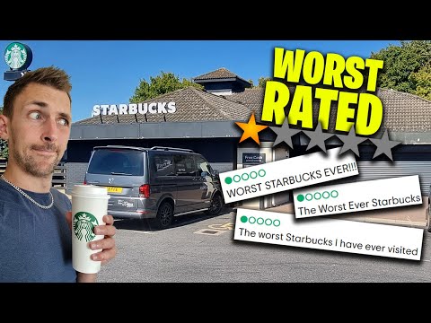 WE WENT TO THE UK'S WORST RATED STARBUCKS ☕️ 🤢