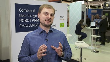 Amazon Web Services create ROBOT ARM CHALLENGE with MXNet deep learning and Qt {showcase}