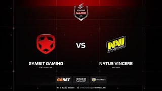 Gambit vs Natus Vincere, nuke, ELEAGUE Major Boston 2018