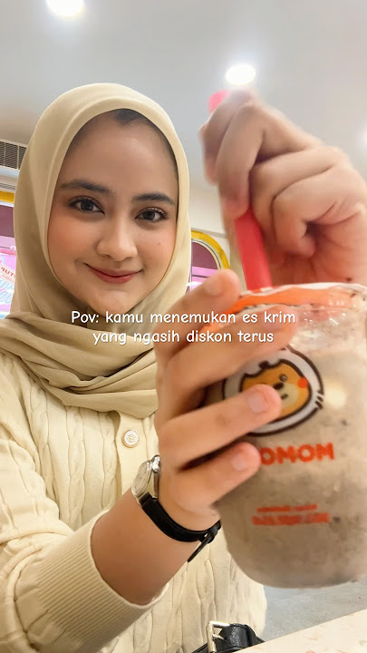 ES KRIM INI DISKONNYA MANTEP BANGET! #momoyo  #eskrim  #icecream