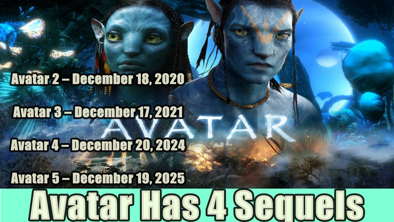 Avatar Movie Has 4 Sequels Releasing in 2020 2021 2024 2025 YouTube