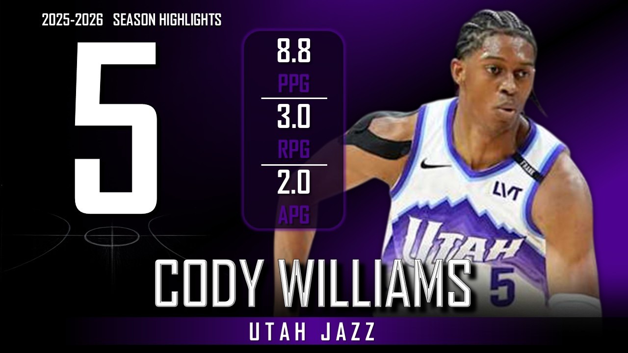 Cody Williams || 2025-2026 Utah Jazz Highlights