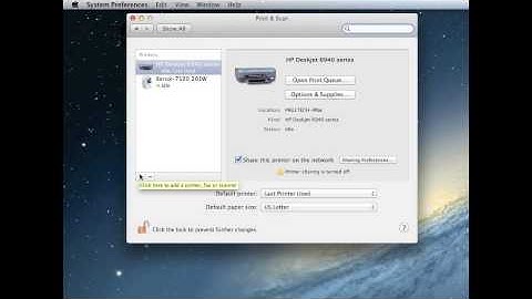 How to  connect network printer for Mac