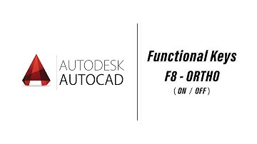 #KarkaKasadara #AutoCAD #TamilTutorial AutoCAD series | Video – 21 | F8 | Ortho | ON/OFF