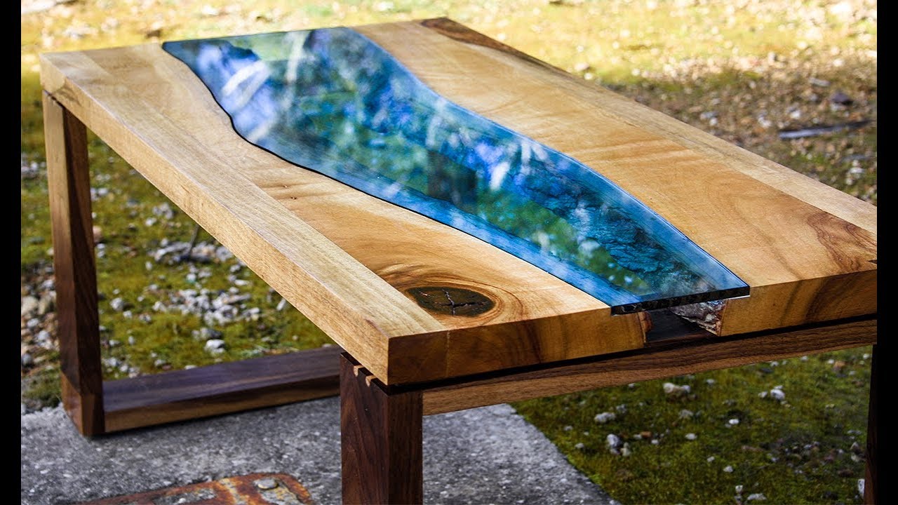 How to make a live edge river coffee table
