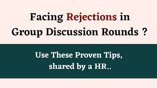 Group Discussion interview round | How to clear group discussion round in interview