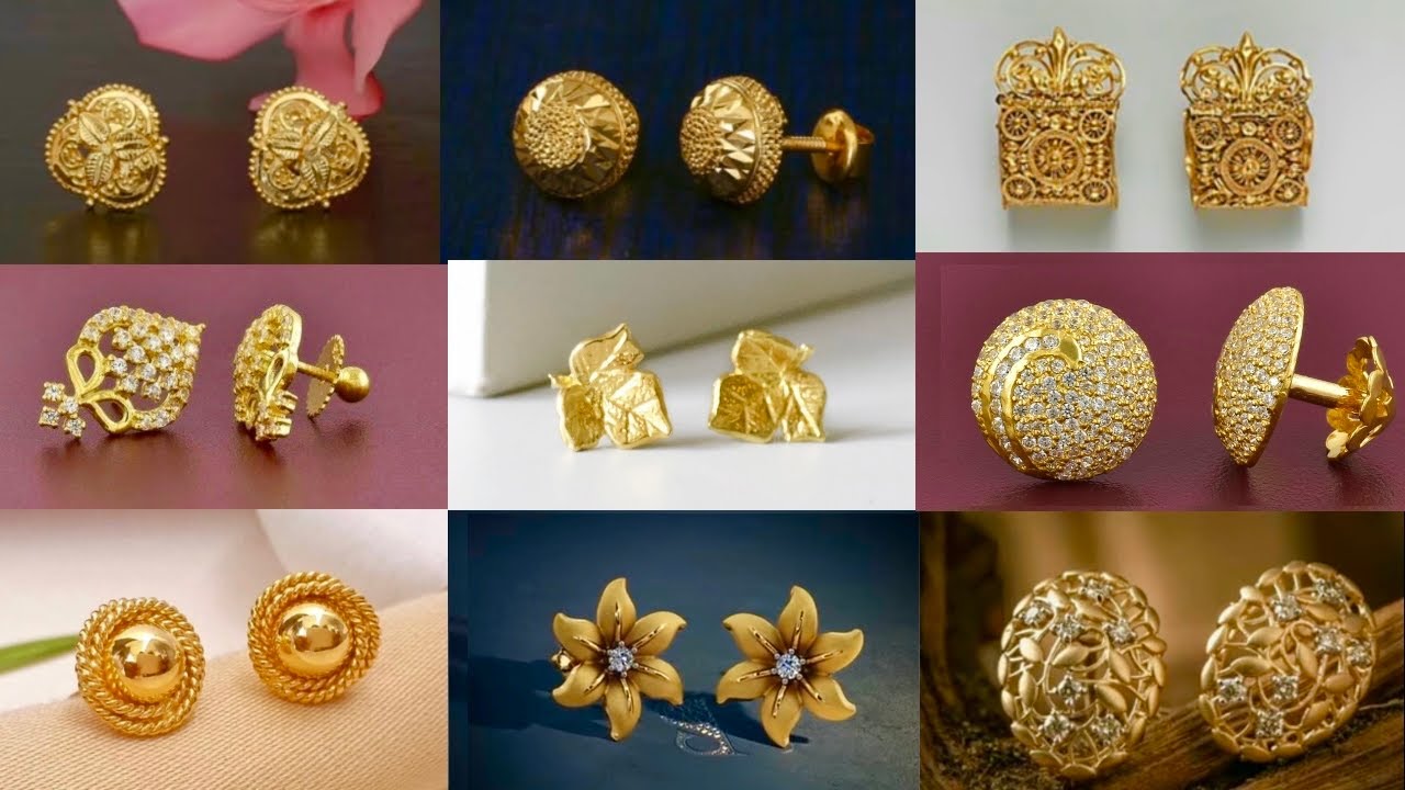 Buy online Gold Stud Earring from fashion jewellery for Women by Memoir for  ₹379 at 68% off | 2024 Limeroad.com