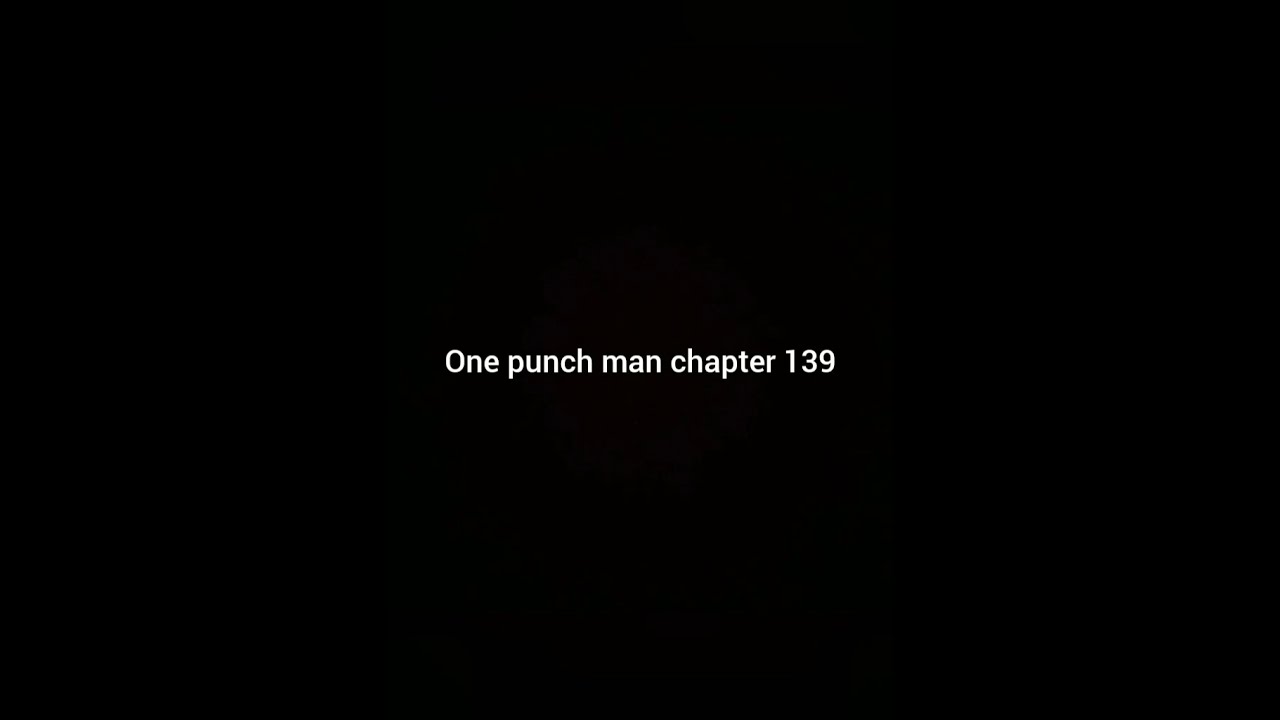 One Punch Man chapter 139