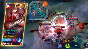 YOU MUST TRY THIS UNKILLABLE LATE GAME BROKEN TANK BUILD! | YU ZHONG GAMEPLAY - MLBB