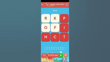 Wordbrain 2 Middle Ages Event Day 10 2022 Answers