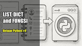 Belajar Python untuk Pemula #4 - List, Dictionary & Fungsi (Method List, Comprehension & Return)