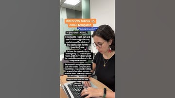 Interview follow up email template