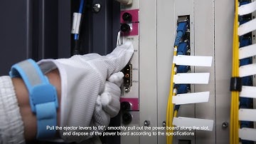 Huawei MA5600T-Replacing a DC power board