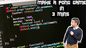 Make Pong Game In Just 3 mins || Java Script || Strange Coding