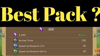 Best Pack To Purchase - Lordsmobile
