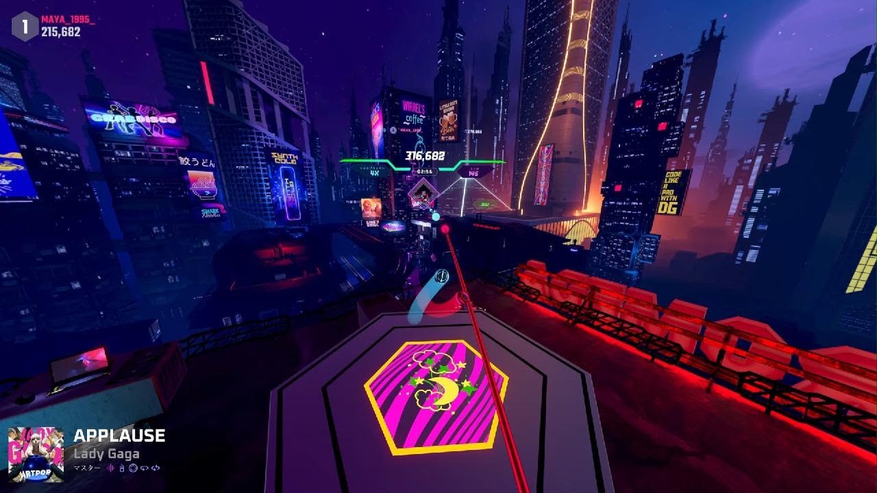 Synth Riders_APPLAUSE (Lady Gaga) 2-X SPIN WILD 360＋ MASTER