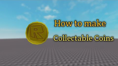 How to make Collectable Coins | ROBLOX STUDIO