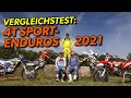 4-Takt Enduro VERGLEICHSTEST 2021: BETA RR 390, HUSQVARNA FE 350. KTM 350 EXC-F, SHERCO 300 SEF