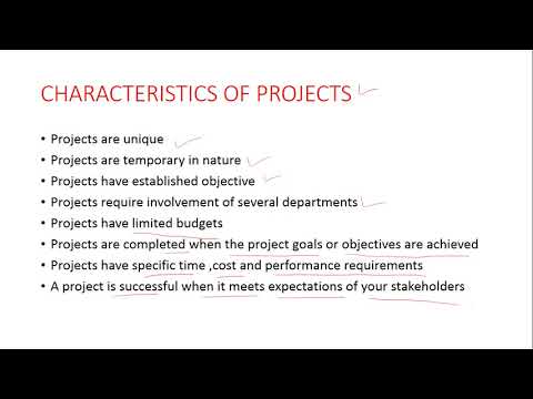 Video: Hva er et prosjekt og dets egenskaper?