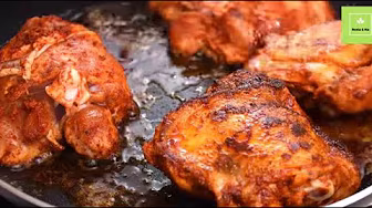 Pollo al Horno con una Salsa Riquísima/Roasted Chicken