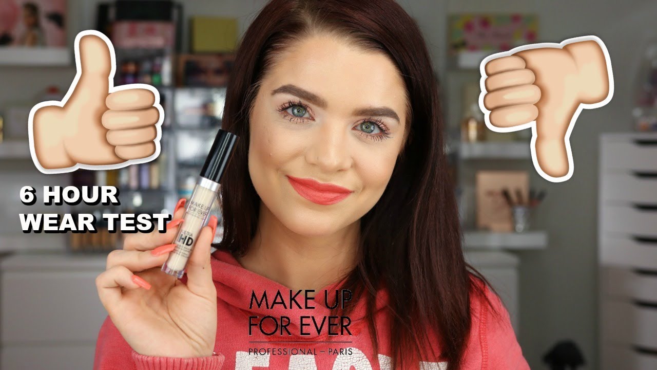 MakeupForever Self Setting Concealer Review & 6 Hour Wear Test - YouTube
