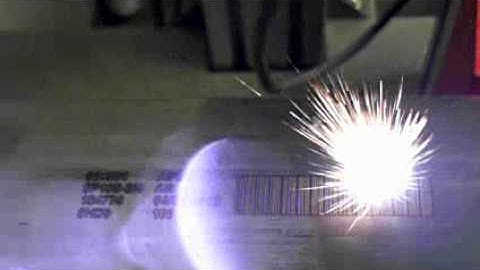 laser marking metal www.wlsc.com laser system automation laser bar codes on metal laser integrator