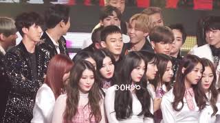 EXOxBTS Moments at Mbc Gayo Daejan 2017