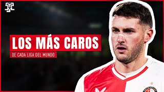 El JUGADOR MÁS CARO de CADA LIGA del MUNDO