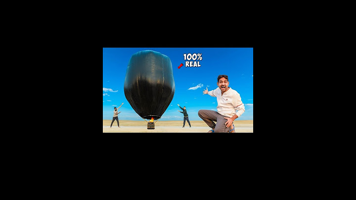 We Fly Biggest Hot Air Balloon - Homemade 100% Real #shorts #ytshorts #mini