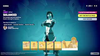 Fortnite All Korra Rewards Showcase!