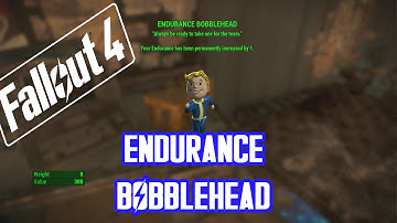 Fallout 4 - Endurance Bobblehead Fastest Way - No Commentary