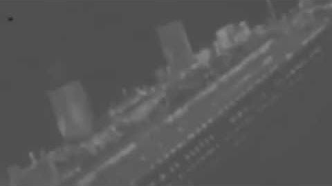 Video real do naufrágio do Titanic