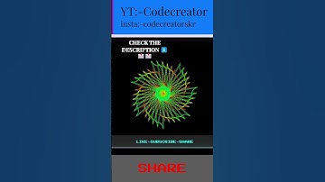 Python Turtle Graphics-17🔥| Cool Shape Drawing |Python Turtle Video|#python #codecreatorskr #shorts