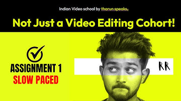 Slow paced editing | ‪@TharunSpeaks‬