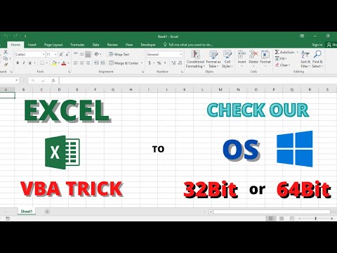 Excel VBA Code Trick to Check our Operating System is 32Bit & 64Bit | Excel VBA Code | Excel
