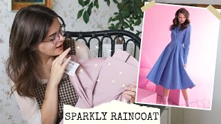 Sewing A Sparkly Pink Raincoat ☔ Plans, Pattern & Prep