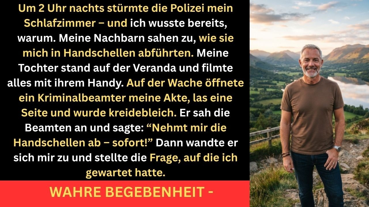 Der Truthahn auf dem Tisch war noch warm, als das Knie des Polizisten sich in meinen Rücken presste. Mein Sohn stand am Kamin und fragte mit gespielter Verzweiflung: „Warum hast du das getan?“,...