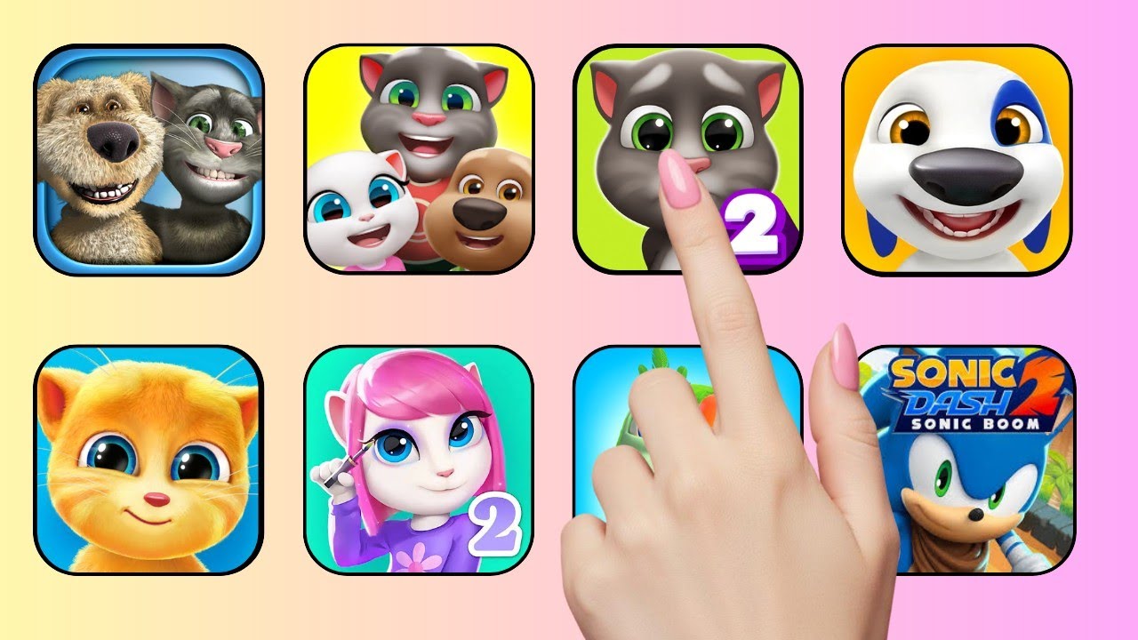  Ben News,Tom Friends, My Talking Tom 2, Minion Rush, Hole EMall, My Talking Hank
