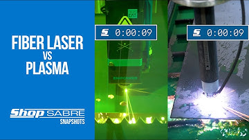 Fiber Laser VS Plasma | ShopSabre Snapshots