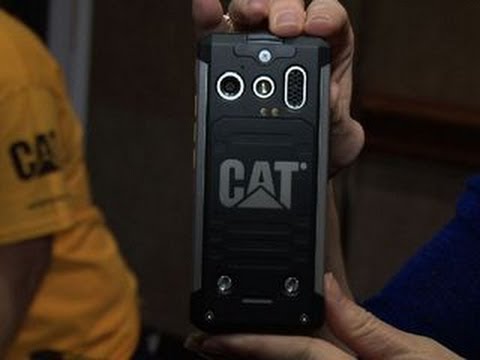  Cat  rolls out its rough and rugged B100  cell  phone  at CES 