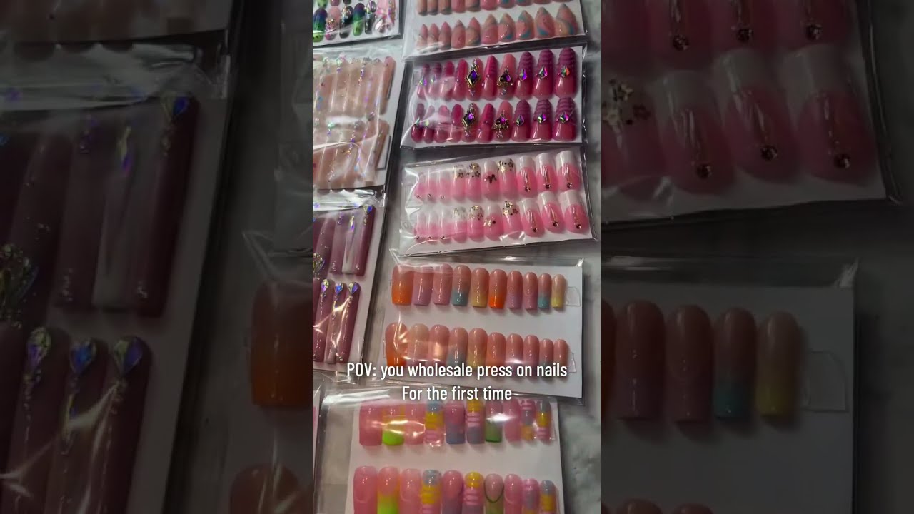 Pov You Wholesale Press On Nails For The First Time Pressonnails Wholesalepressonnails Pressonna