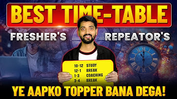 GATE & CSIR NET Chemistry Timetable 2025 - Topper Tips & Smart Study Plan