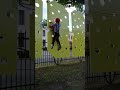 kids rock climbing