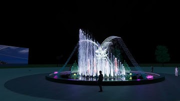 Thiết kế mô hình nhạc nước Quảng trường Happy Home - Cà Mau